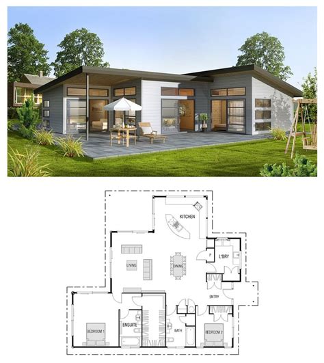 Newest House Plan 41 Small Modern House Plans One Floor