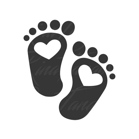 Baby Foot Svg Newborn Svg Baby Footprint Svg Maternity Svg Etsy