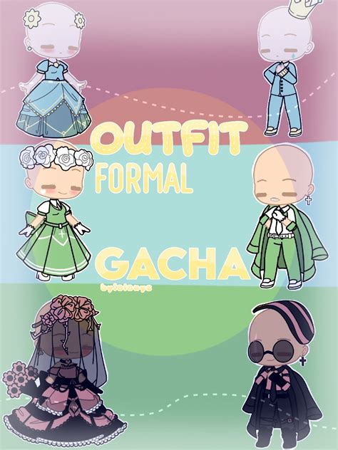 Outfit Formal Gacha Roupas De Personagens Roupas De Anime Faça Um