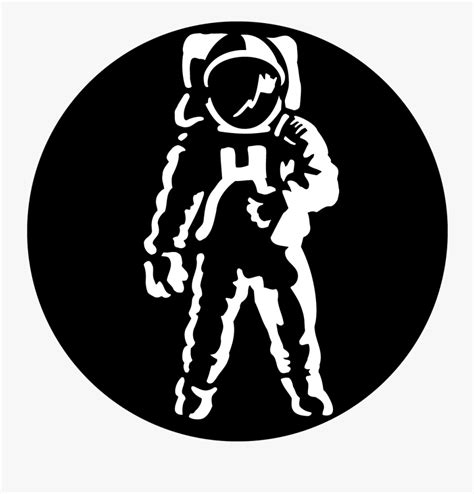 Stencil Astronaut Free Transparent Clipart Clipartkey