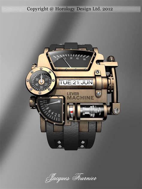 Steampunk Concept Watch Design 2017 Jacques Fournier