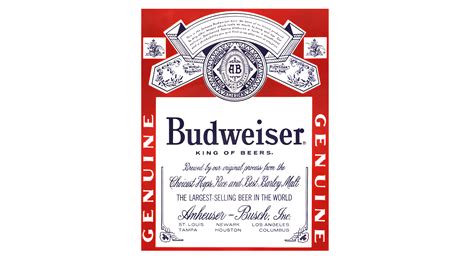 Budweiser Logo Budweiser Symbol Meaning History And Evolution Vrogue