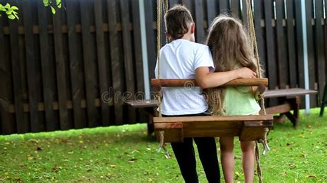 Brother Hugging Sister Playing On White Background Stock Video Video Of Indoors Emotional