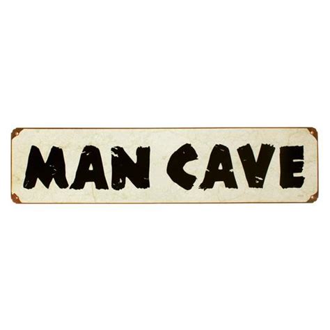 Man Cave Vintage Tin Sign