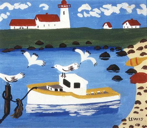 Maudie Maud Lewis Folk Art Künstlerin Aus Nova Scotia