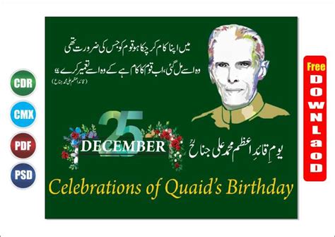 Quaid Day 25 December Quaid Day 25 December Quaid E Azam Day Banner