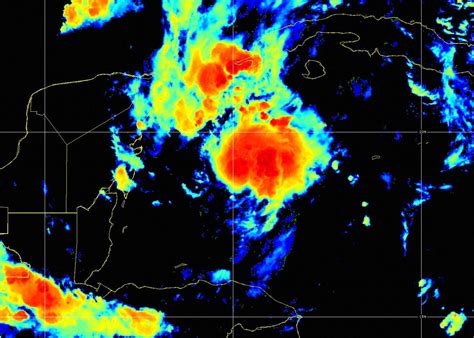 Tropical Storm Marco Forms Over The Northwestern Caribbean Forecast To