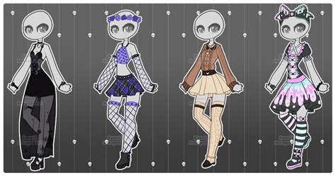 Gacha Outfits 31 Cartoon Outfits Art Clothes Character Drawing