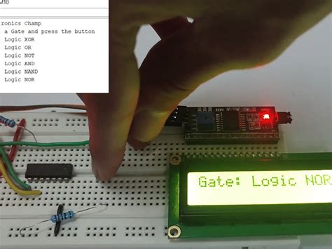 Identification Of Basic Logic Gate Ics Using Arduino Arduino Project Hub