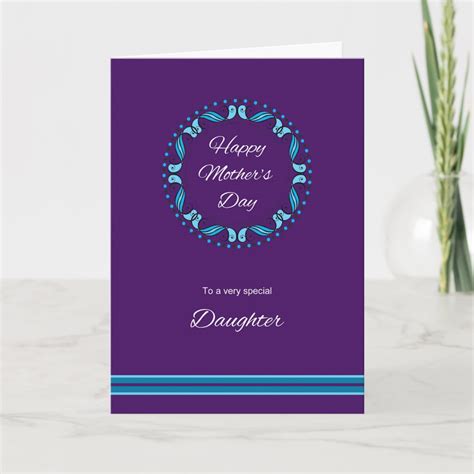 For Daughter On Mothers Day Card Zazzle