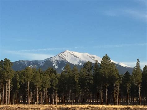 The San Francisco Peaks In Flagstaff Arizona Natural Landmarks