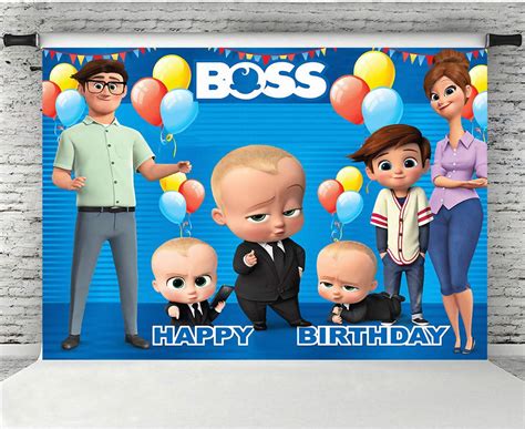 Boss Baby Birthday Backdrop