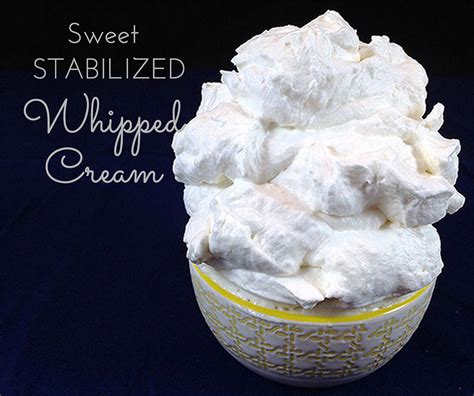 There are many ways to stabilize she writes about cooking, baking, desserts, and cake decorating. How to make sweet (Stabilized) Stiff Whipped Cream ...