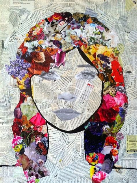 10 Extraordinary Ideas For Mixed Media Art Paper Art Projects Collage Portrait Art Projects