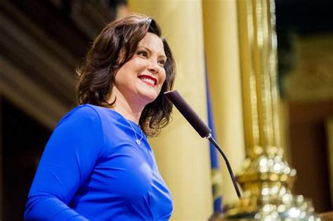 Whitmer Calls Out Critics About Her Dress At State Of The State Speech