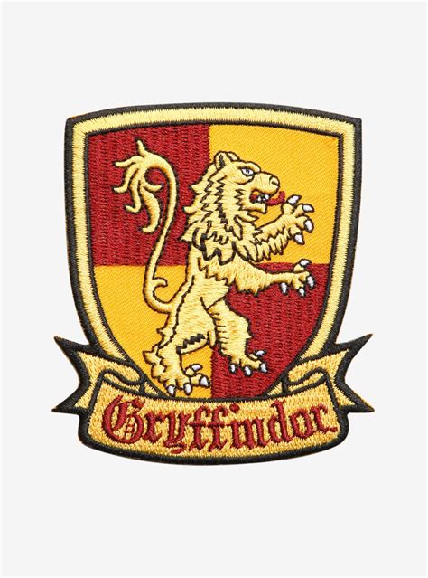 Harry Potter Gryffindor Crest Patch Gryffindor Crest Harry Potter