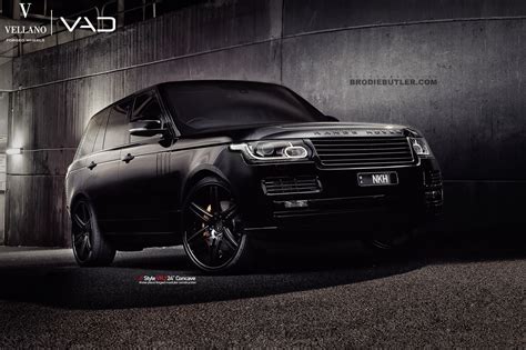Murdered Out Black Range Rover With Custom Rims — Gallery