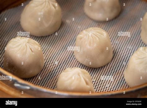 Steamed Pork Soup Dumplings Named Xiao Long Bao In Taiwan Taiwanese