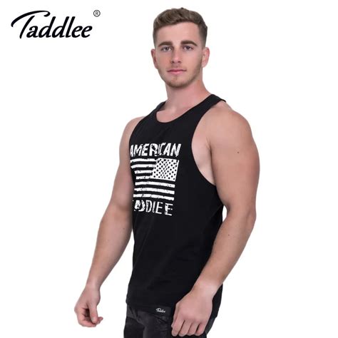 Taddlee Brand Men S Tank Top Cotton Fitness Singlets Stringer Male