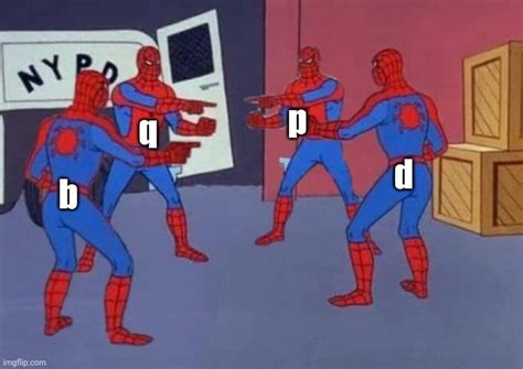 4 Spiderman Pointing At Each Other Imgflip