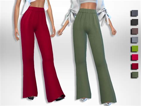 The Sims Resource Comfy Flare Pants Mesh Needed