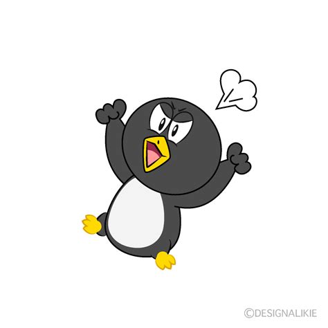 Free Angry Penguin Cartoon Image｜charatoon