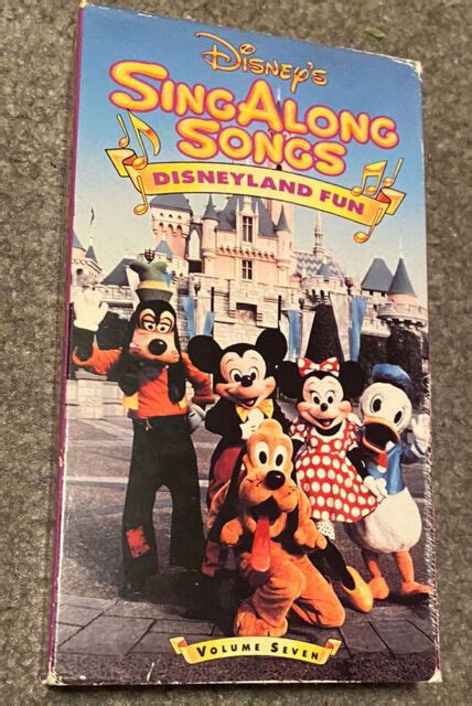Disneys Sing Along Songs Disneyland Fun Its A Small World Vhs 1993