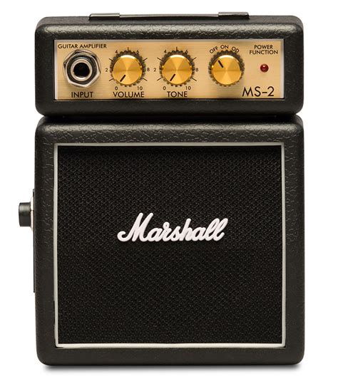 Buy Marshall Ms 2 Mighty Mini Guitar Amp 1w Black Color Online Best