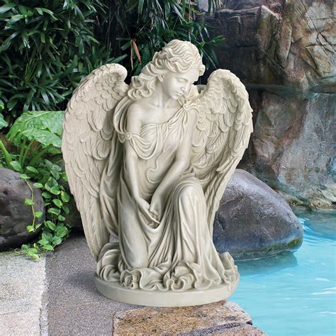 Praying Angel Garden Statue Beattitudes Religious Ts