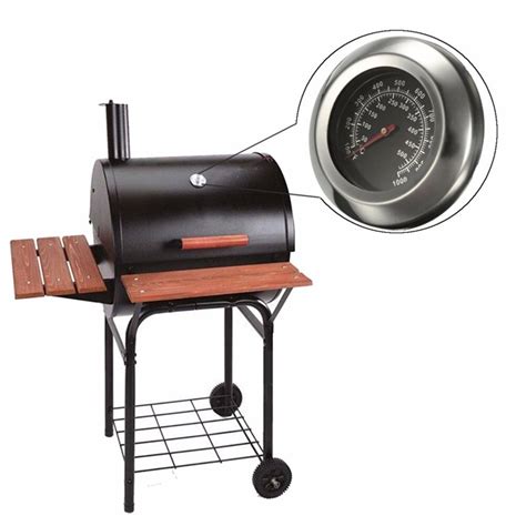 Fortunately, bbq temperature controllers offer the opportunity to employ a more 'set and forget' monitoring chamber temperature with a good grill surface thermometer is crucial, but learning how. High quality BBQ Smoker Grill Thermometer Roast Barbecue ...