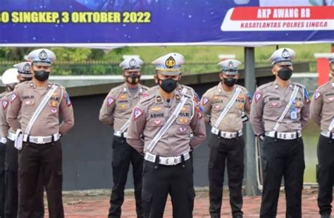 Sepanjang 2022 Satlantas Polres Lingga Keluarkan 207 Lembar Surat Tilang