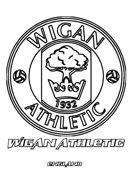 Dibujos De Wigan Athletic Football Club Para Colorear Para Colorear Pintar E Imprimir Dibujos