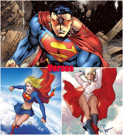 Battle Of The Week Superman Vs Supergirl And Powergirl Battles