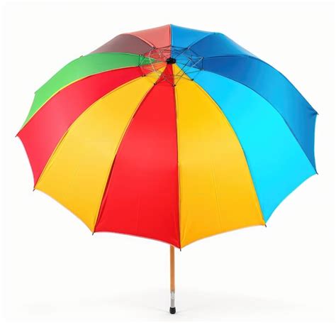 Premium Ai Image Striped Beach Umbrella