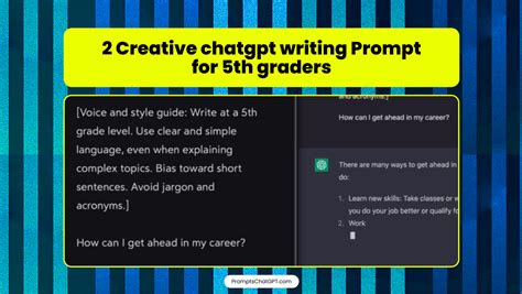 Creative Chatgpt Writing Prompt For Th Graders Chatgpt Prompts