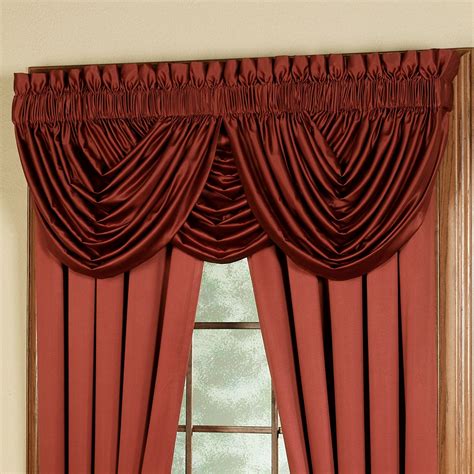 How To Make Waterfall Valance Curtains Window Curtains
