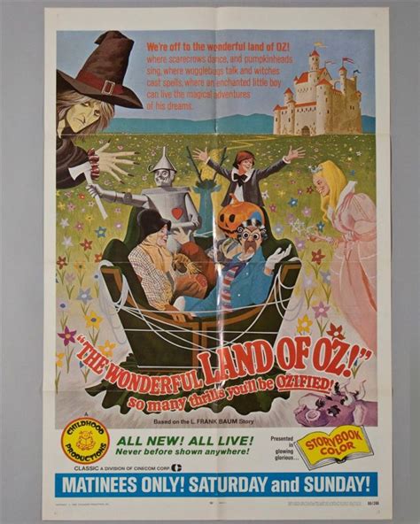 Wonderful Land Of Oz Movie 1 Sheet Poster