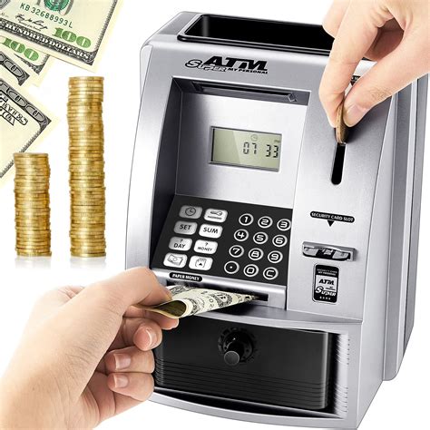 Buy Mini Atm Savings Bank Atm Piggy Bank Machine Safe Atm Machine For