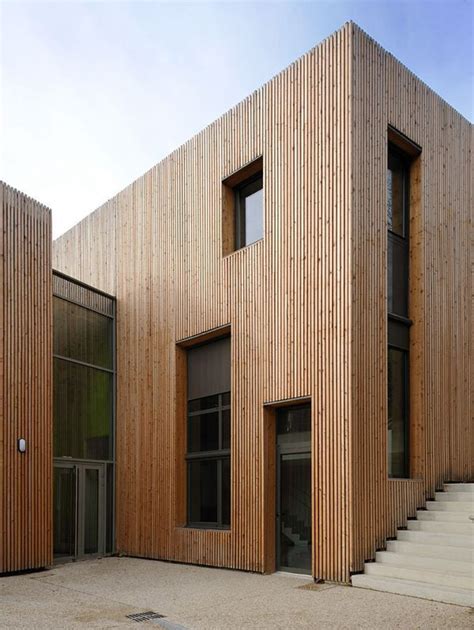 Vertical Timber Cladding Facade House Facade