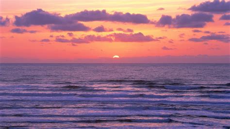 Ocean Sunset Desktop Wallpaper Photos