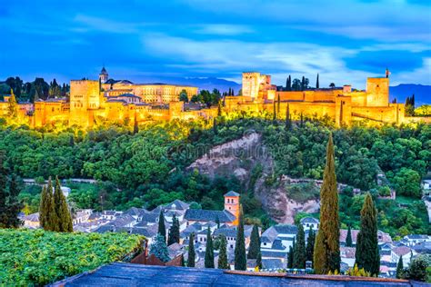 Granada Alhambra Andalusia Spain Stock Photo Image Of Arabic