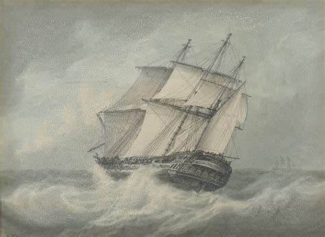 Frigate In A Gale The Swan Gallery
