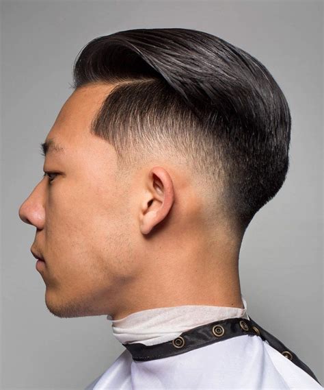 Spray hair with a volumizer like at the roots. Asian Faded Undercut | Mens haircuts short, Mens hairstyles