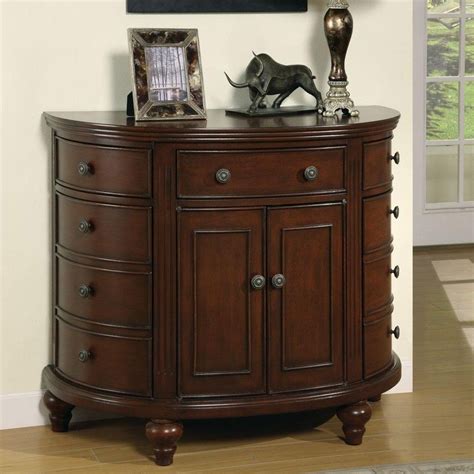 Accent Hallway Entryway Living Room Cabinet Chest Storage Drawers Doors