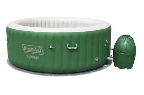 Coleman Saluspa Inflatable Hot Tub Spa Green 77x28