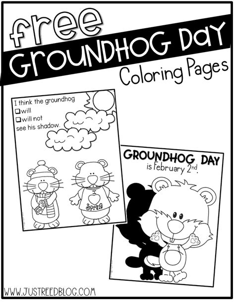 Download and print these groundhog day activities coloring pages for free. FREE Groundhog Day Coloring Pages in 2020 | Groundhog day ...