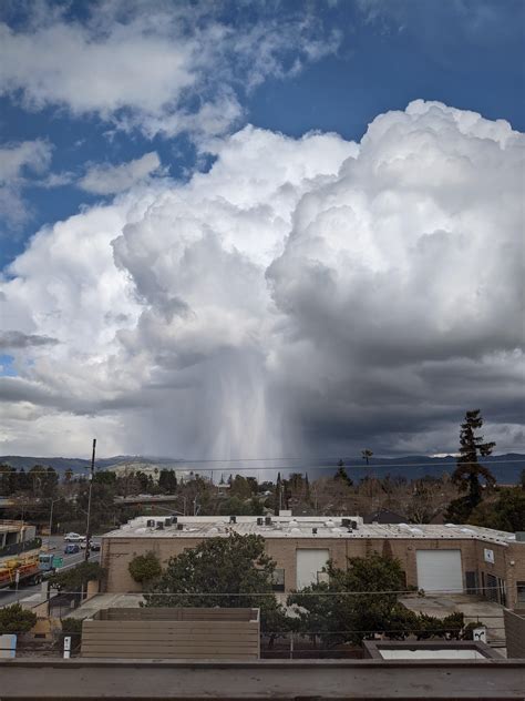 Just Thought This Rain Cloud Over The Mountains Today Looked Cool R