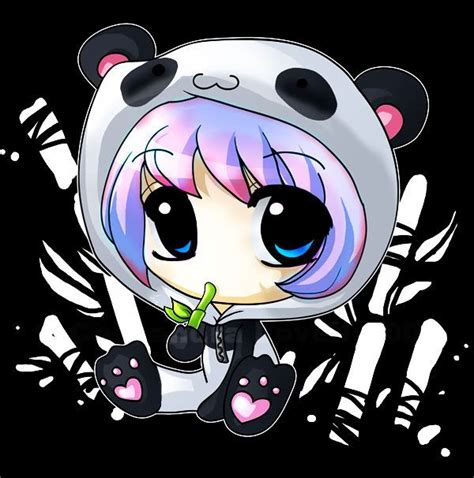 Dessin Chibi Panda Chibi Cute Panda Drawings Shefalitayal