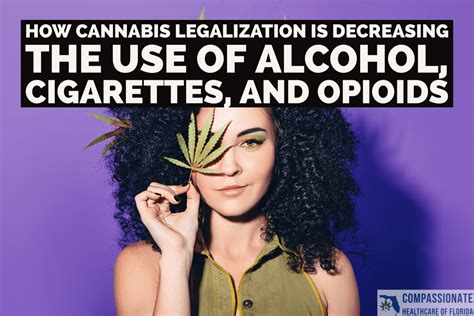 How Cannabis Legalization Is Decreasing The Use Of Alcohol Cigarettes And Opioids