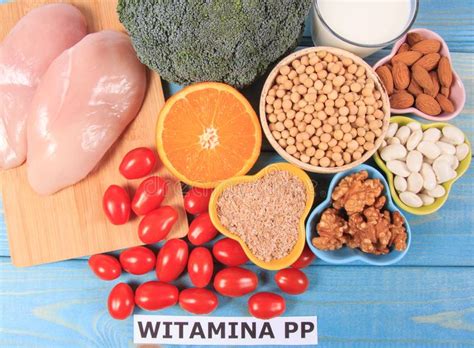 Nutritious Ingredients And Products Containing Vitamin B3 Pp Niacin